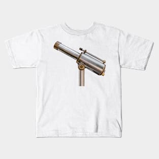 Vintage Telescope Kids T-Shirt